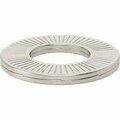 Bsc Preferred 316 Stainless Steel Wedge Lock Washer for M10 Screw Size 0.420 ID 0.830 OD 91812A468